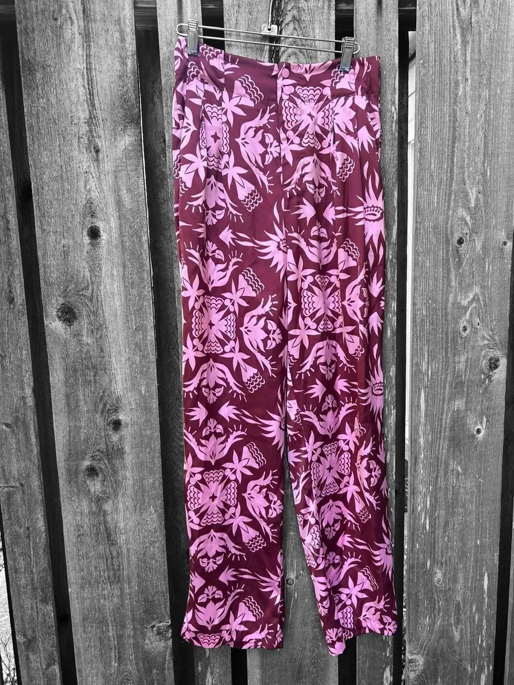 Scotch & Soda Red Printed Pants Size XS